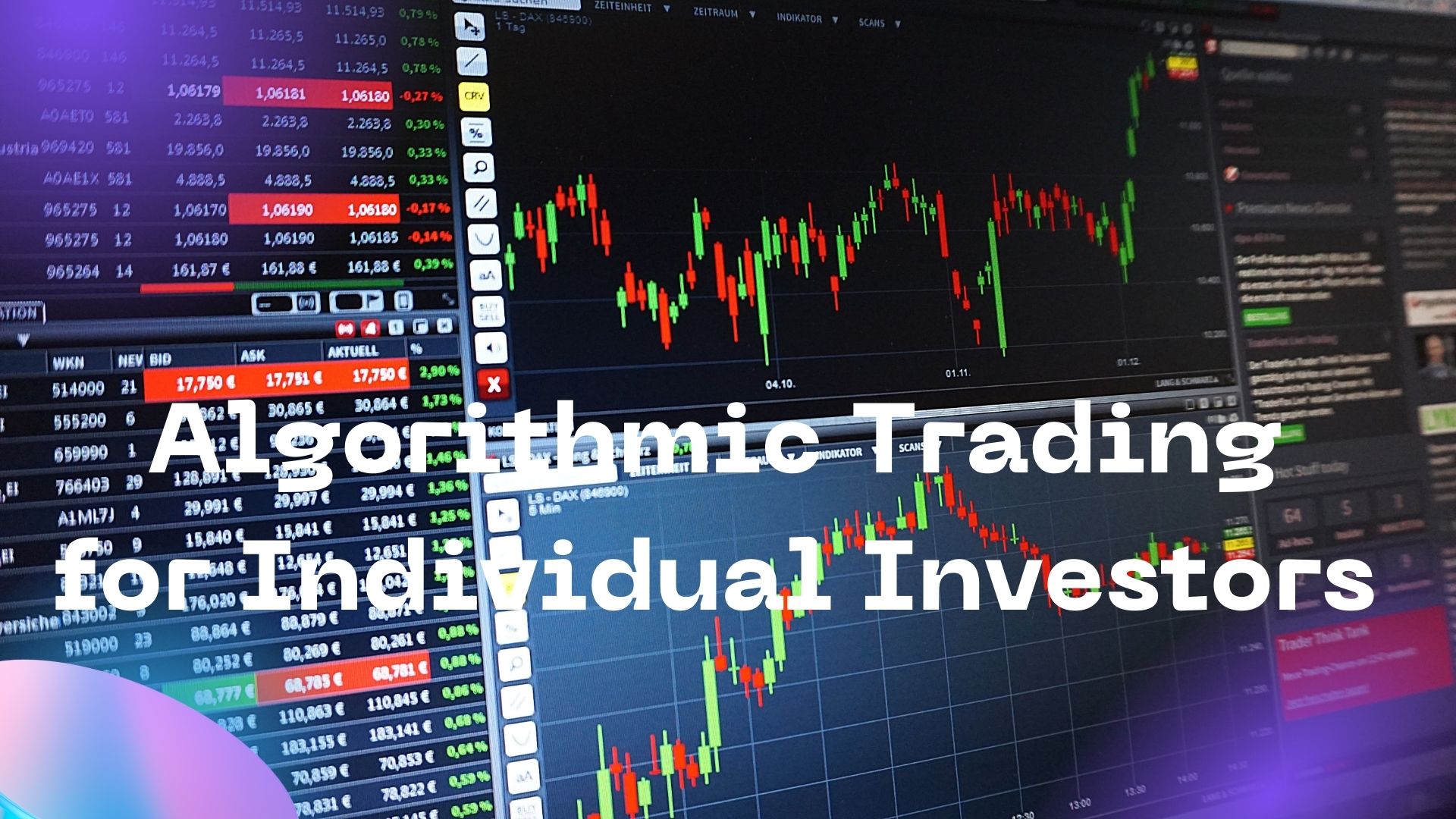 Algorithmic Trading for Individual Investors
